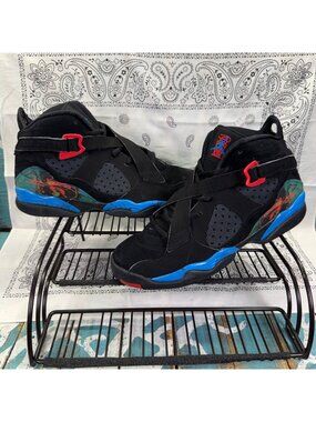 Nike Air Jordan 8.0 Spider-Man 488439-017 youth Sz7/Womans 8.5 basketball Shoes